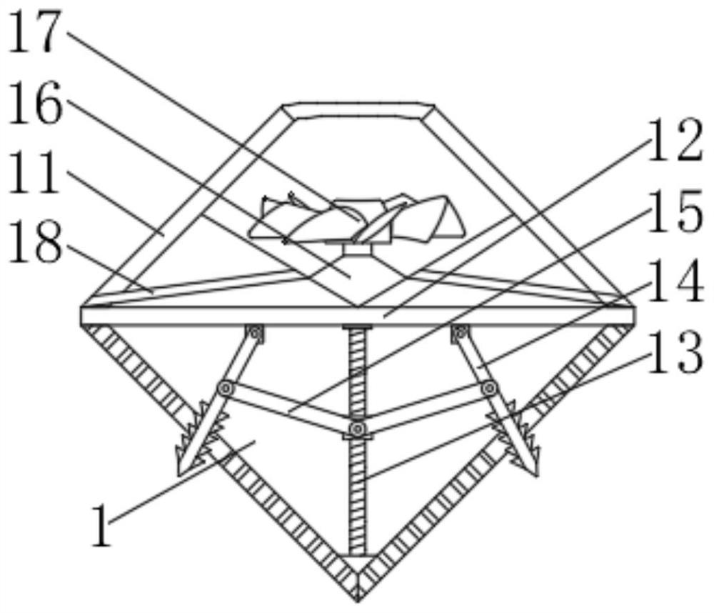 A warning sign for hydrodynamic highway self-protection