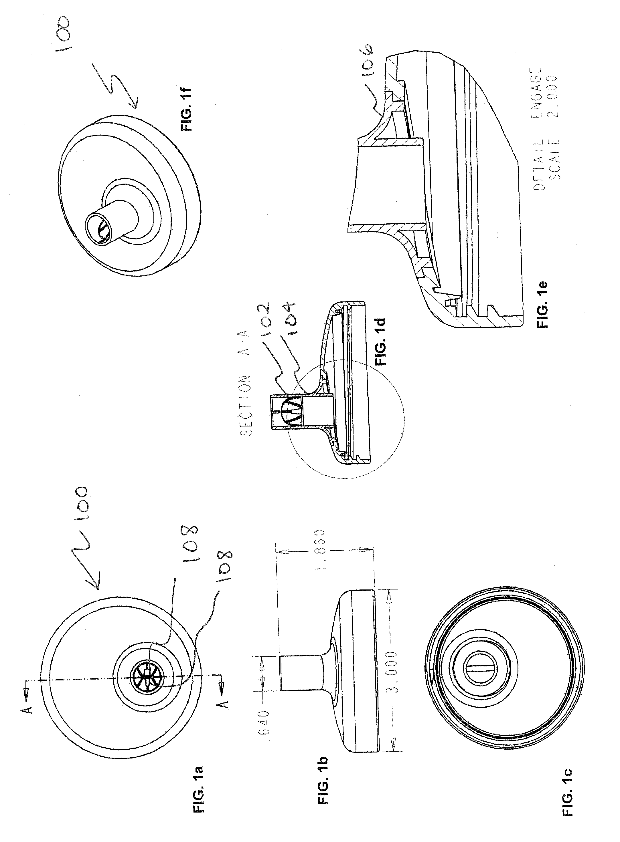 Drinking devices for children with integrated valve