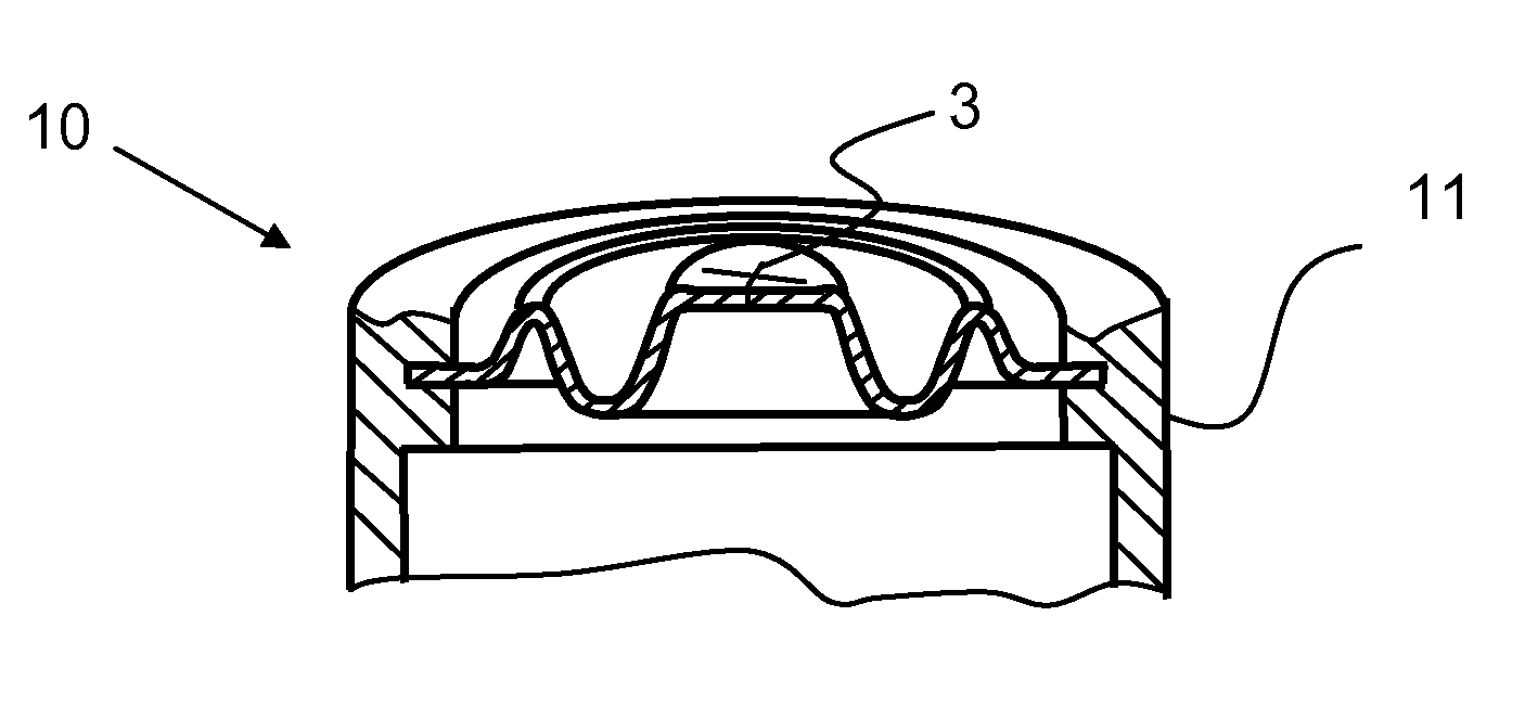 Slot valve for use in the pneumatic switching circuit of a respirator