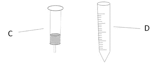 Solid-phase extraction device used for pre-treating sample