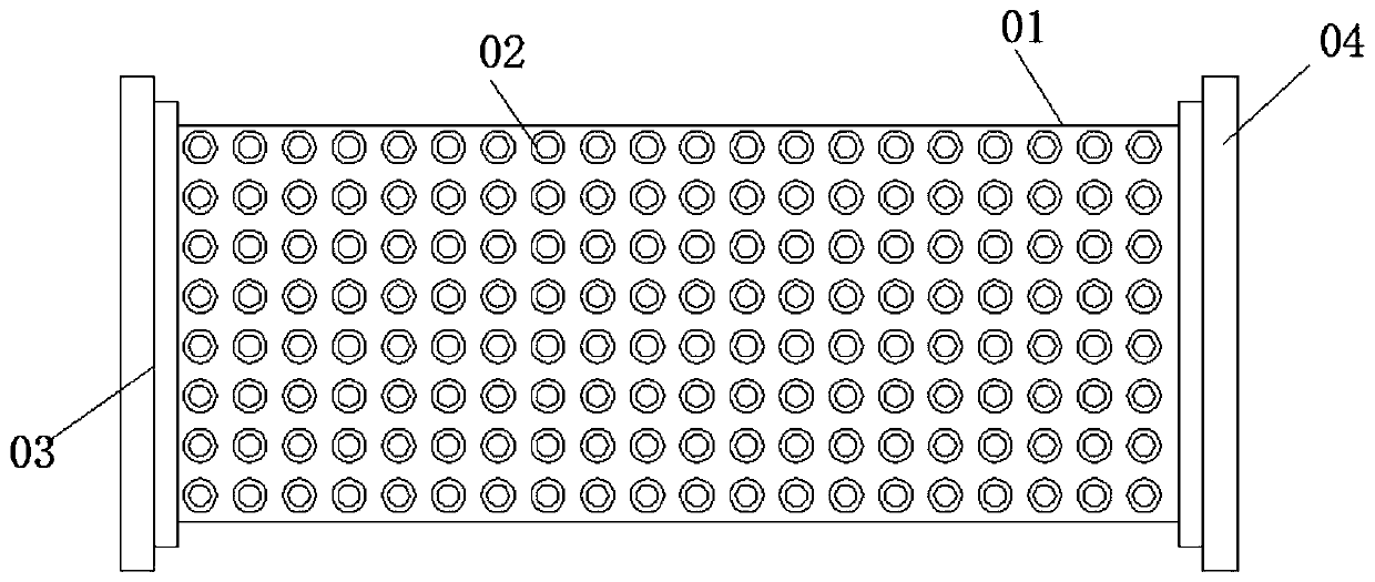 Coiled core pipe with uniform and rough surface