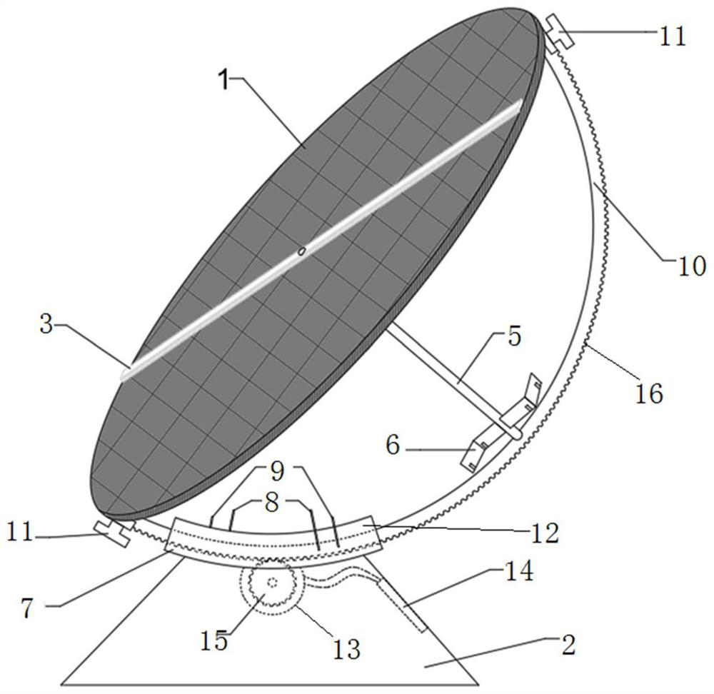 Self-cleaning sunlight tracking solar power generation device