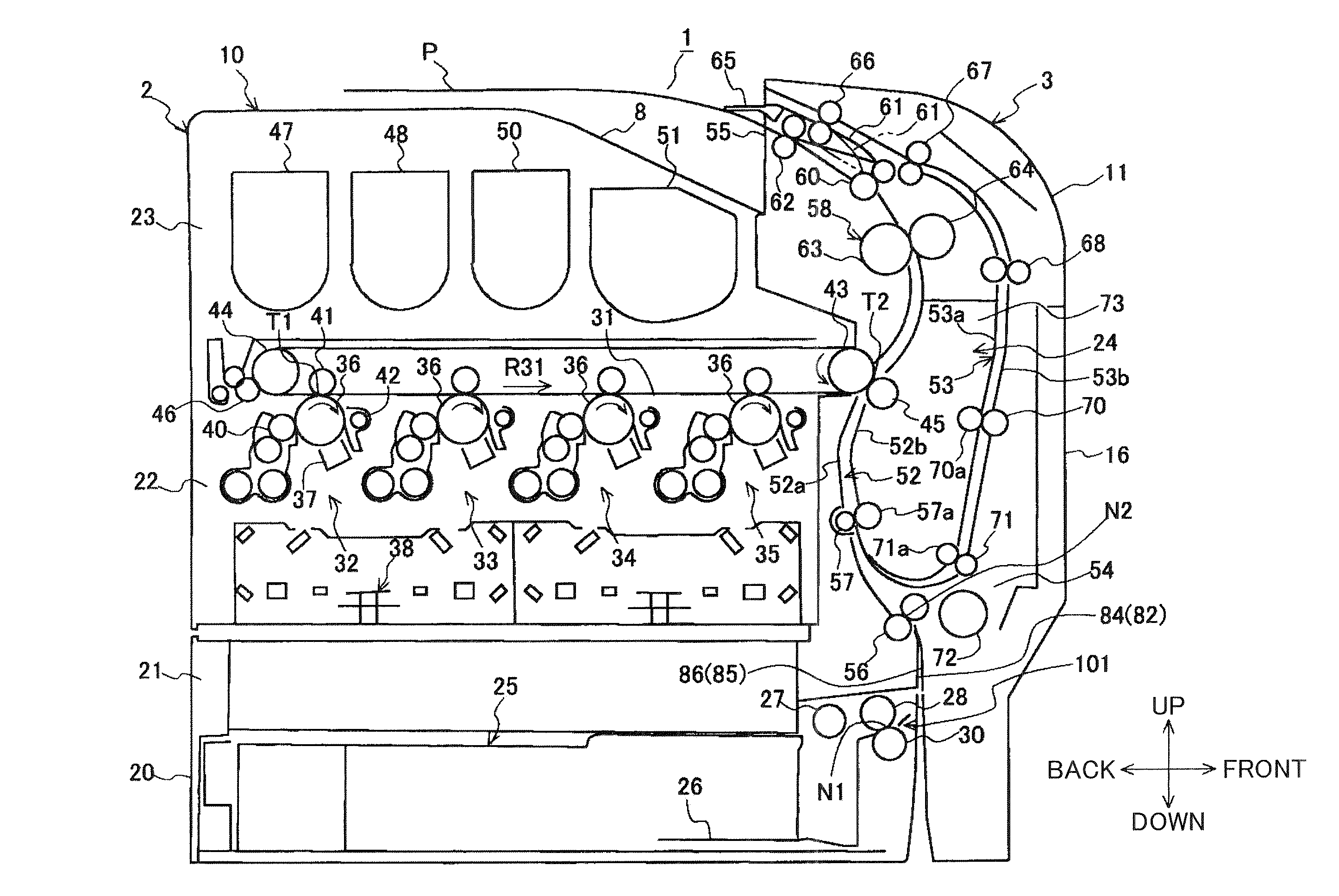 Sheet conveying apparatus and image forming apparatus with the sheet conveying apparatus