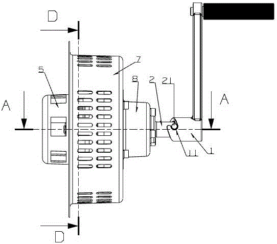 Hand-operated starter and mini-tiller