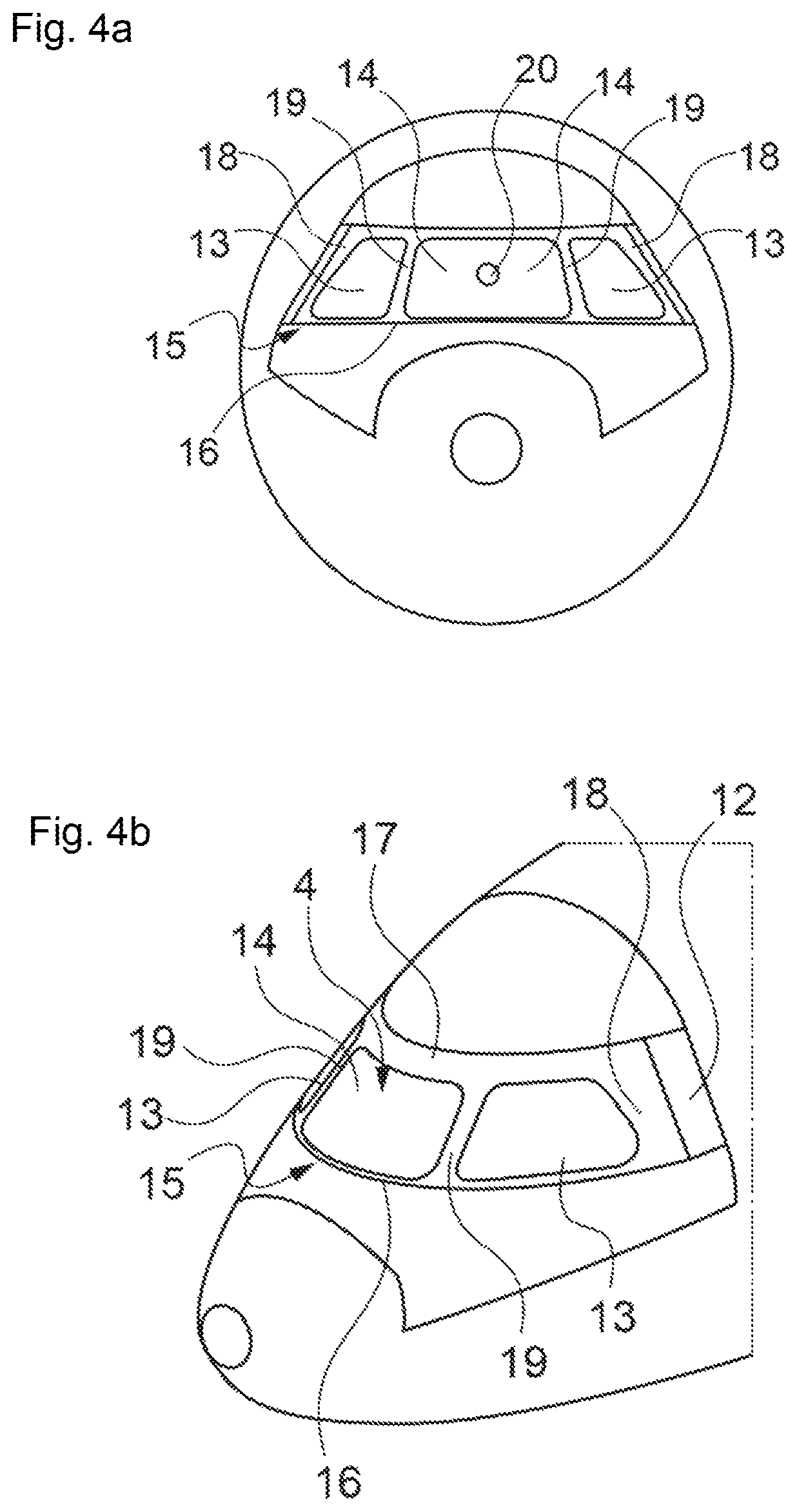 Unitary aircraft windshield with conical single curvature