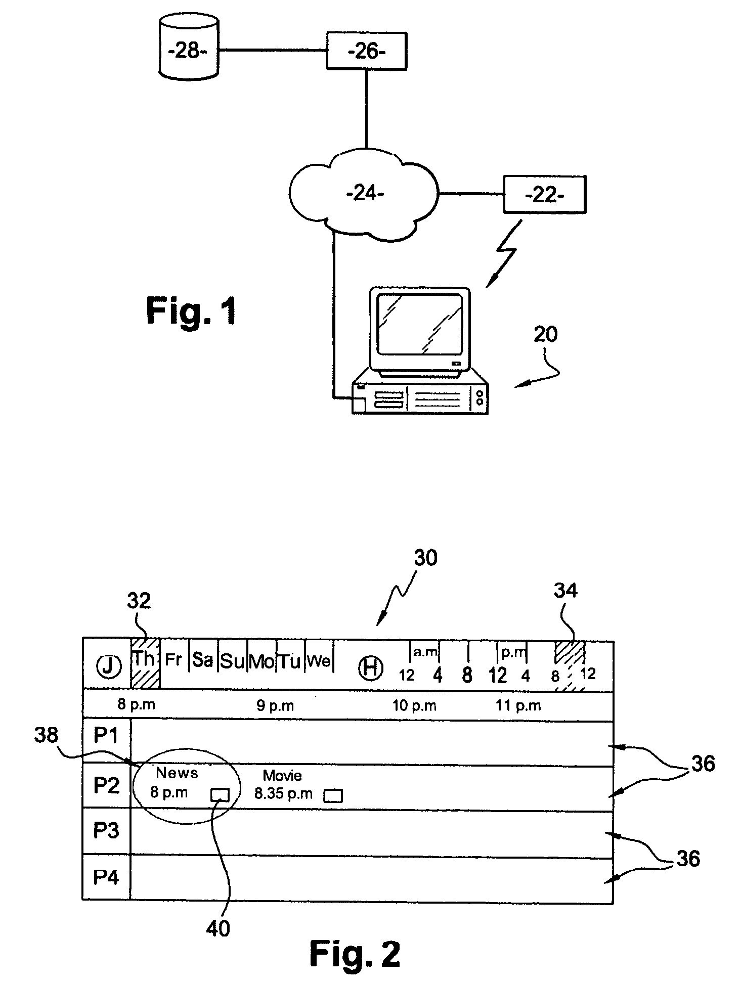 Topic-oriented Method of recording digital contents broadcast in accordance with a schedule