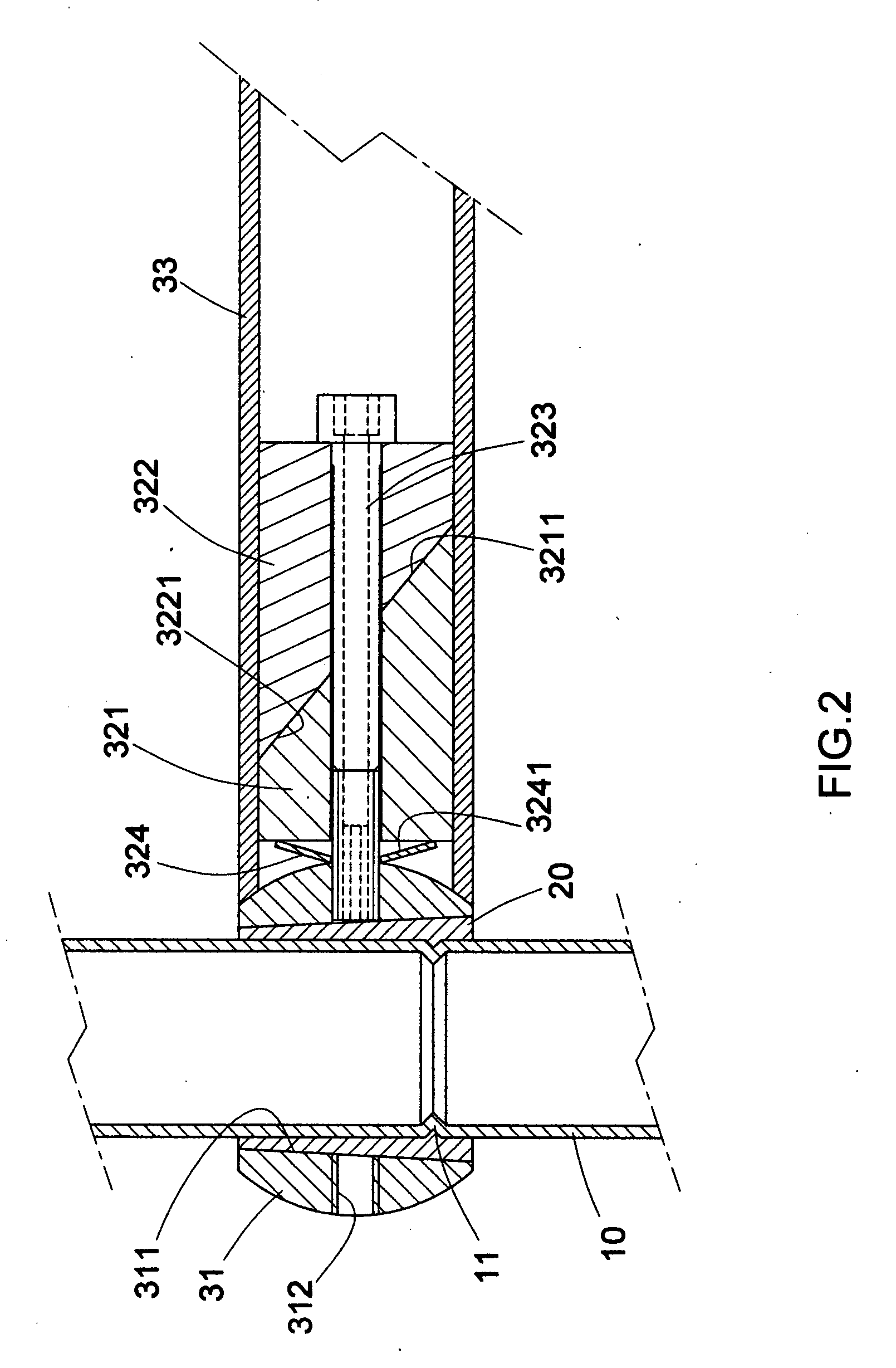 Easily assembled and detached tube connecting assembly