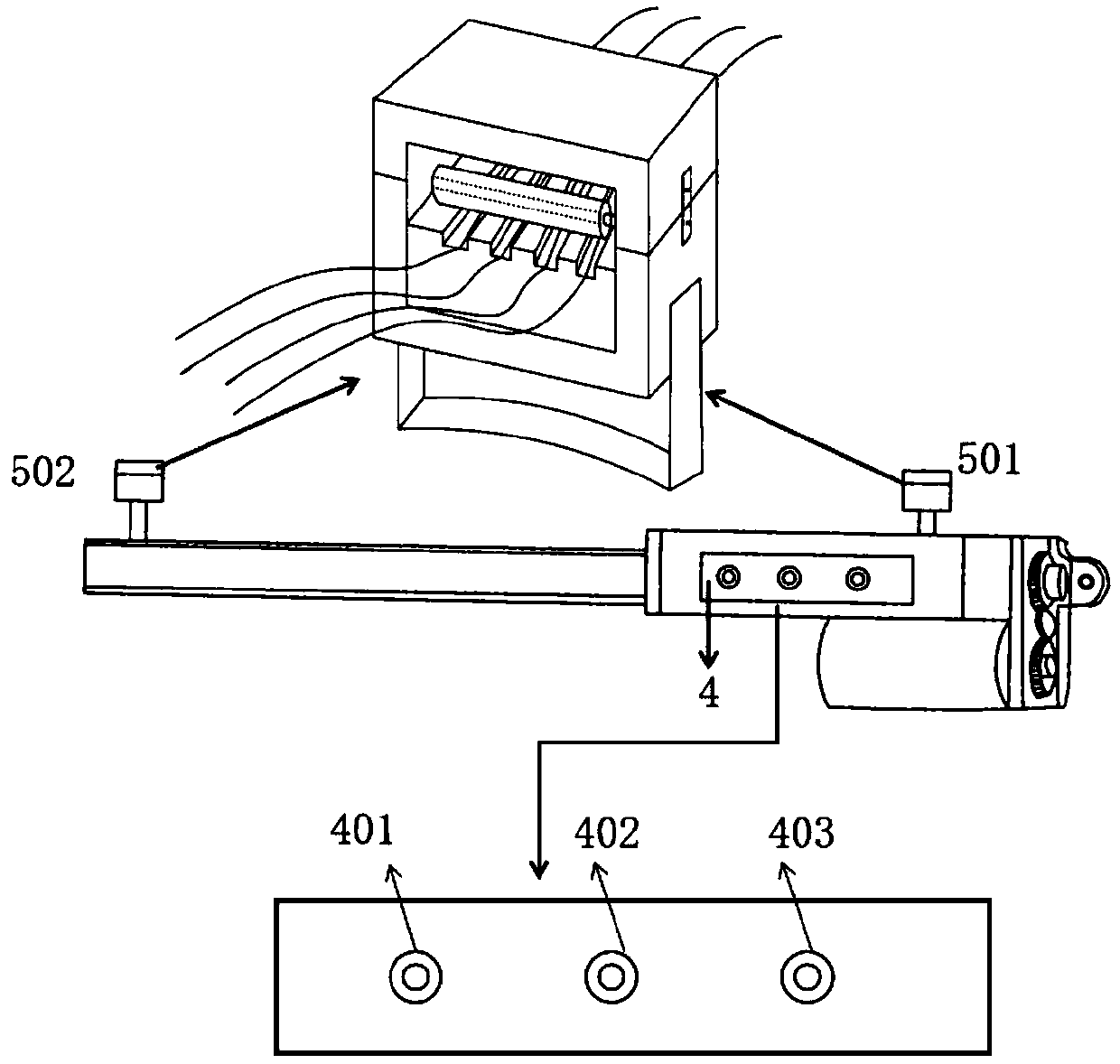 Multi-stride hole probe fixing frame for pile foundation detection and use method of fixing frame