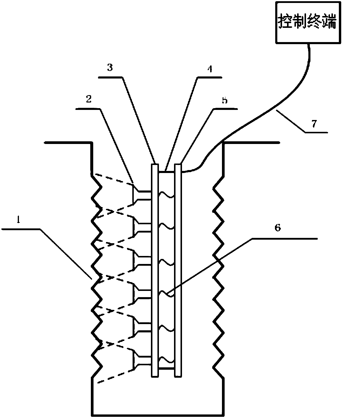 Reactor pressure vessel bolt hole multi-camera video inspection device