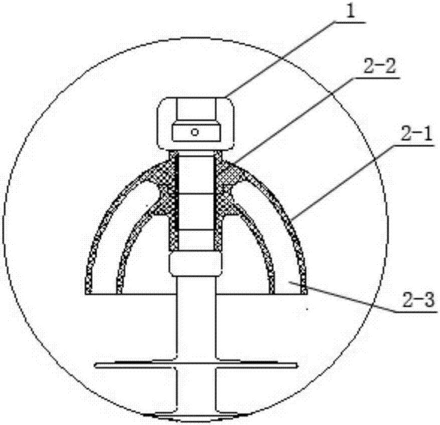 A replacement-free rod-shaped suspension line composite insulator