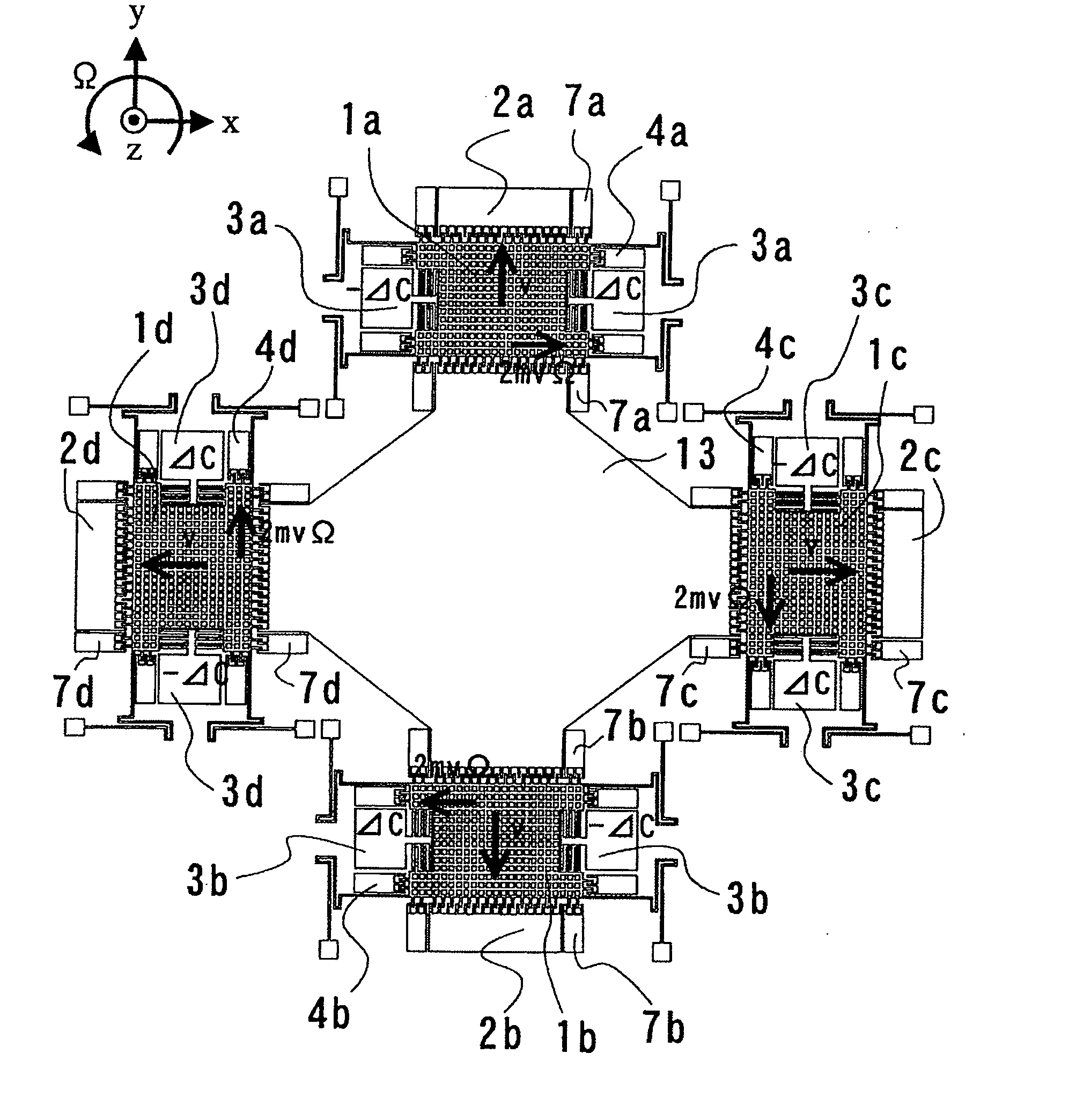 Combined sensor and its fabrication method