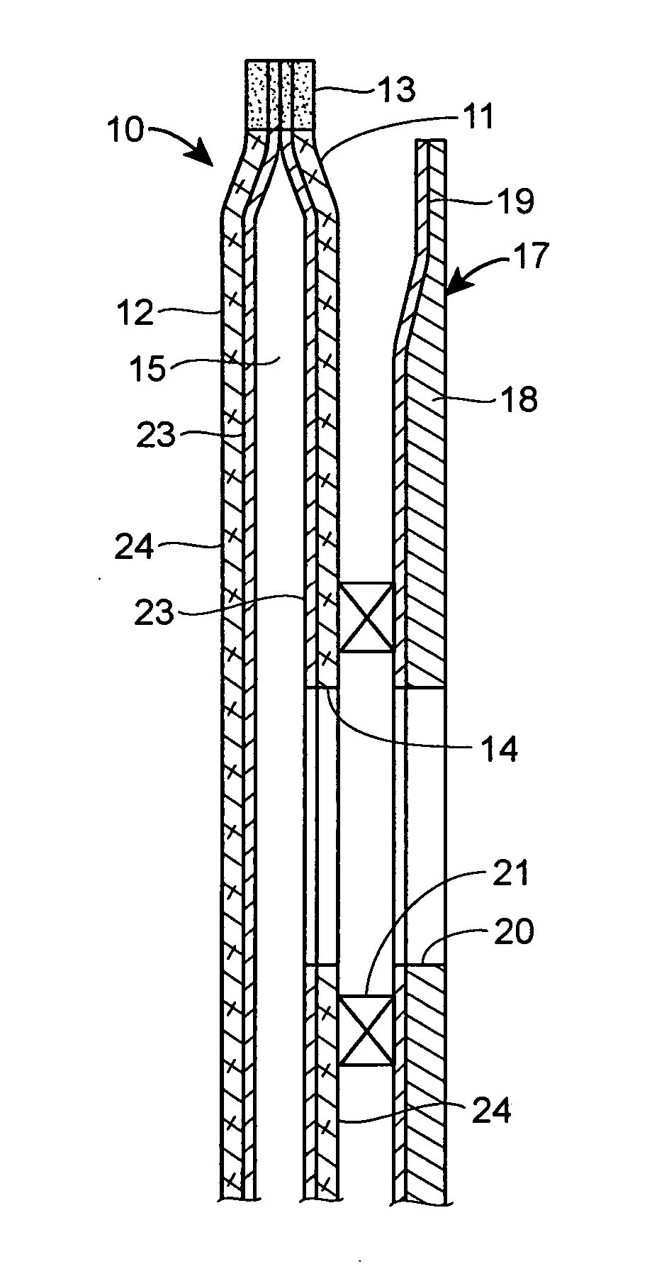 Flushable body waste collection pouch, pouch-in-pouch appliance using the same, and method relating thereto