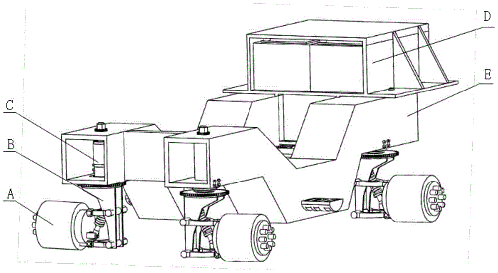 Chassis drive system and control method of an all-wheel drive all-wheel steering electric forklift