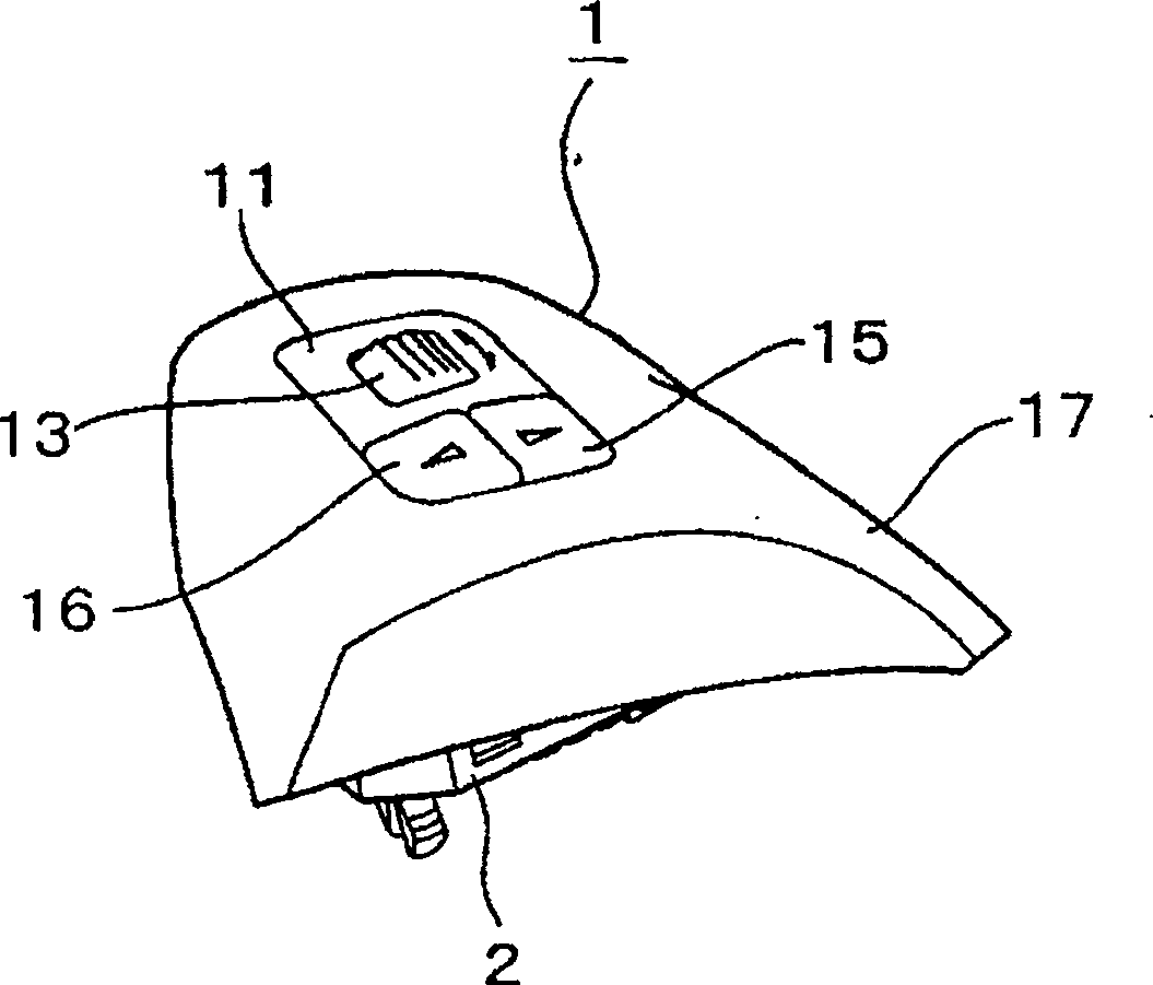 Switch device and steering switch device using the same