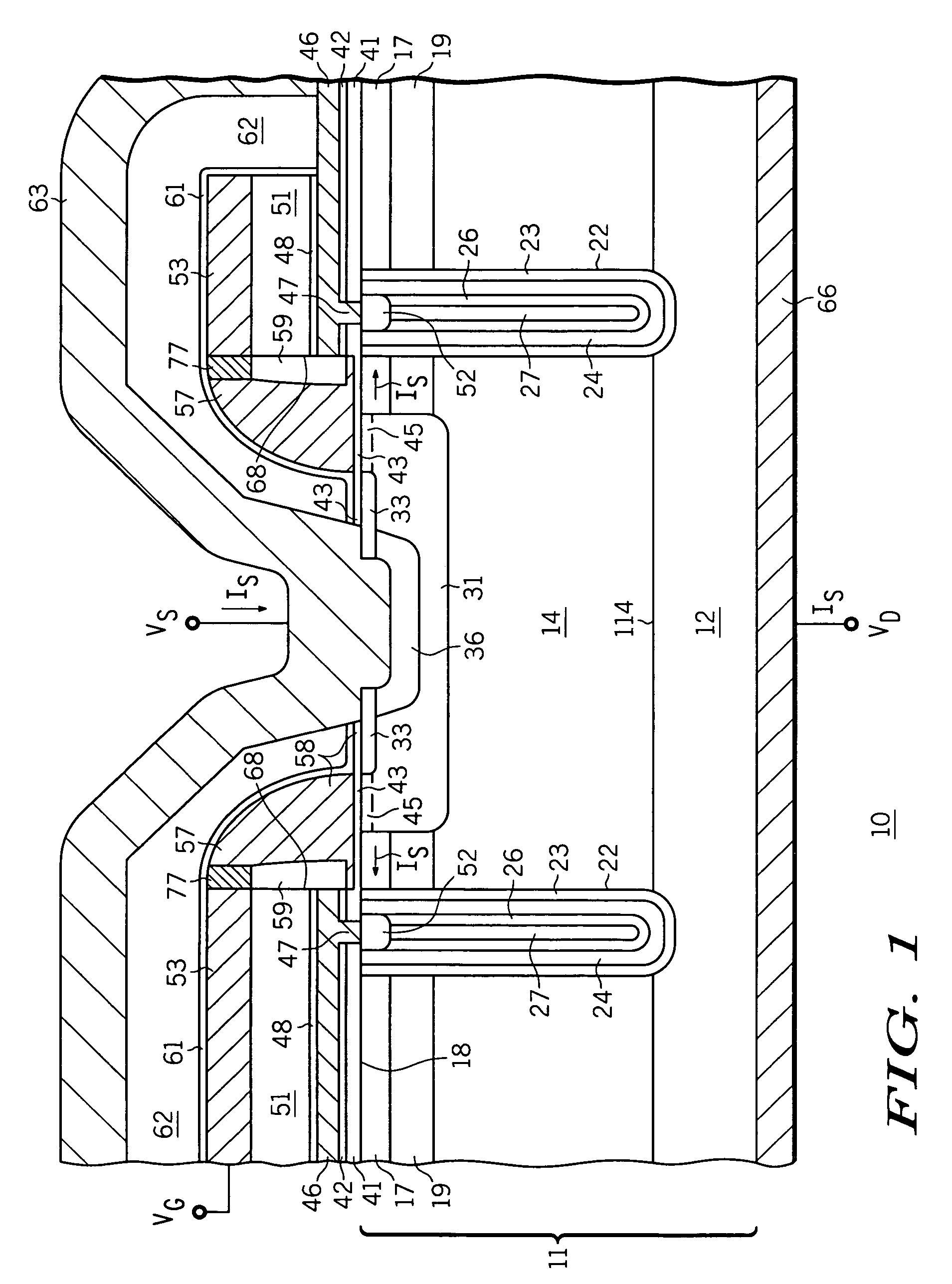 Semiconductor device having deep trench charge compensation regions and method