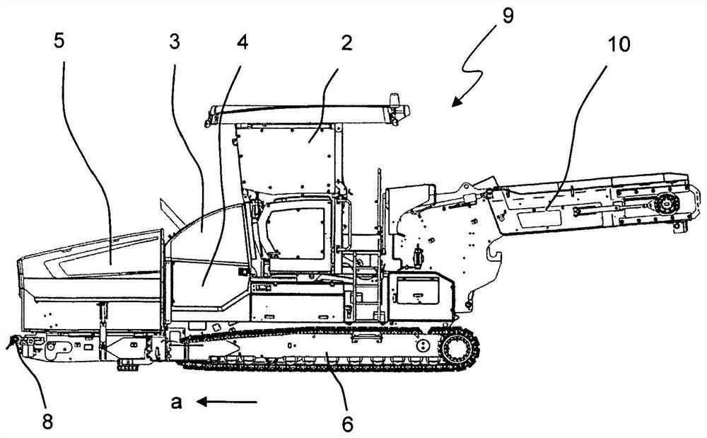 Road construction machines of the paver or feeder type