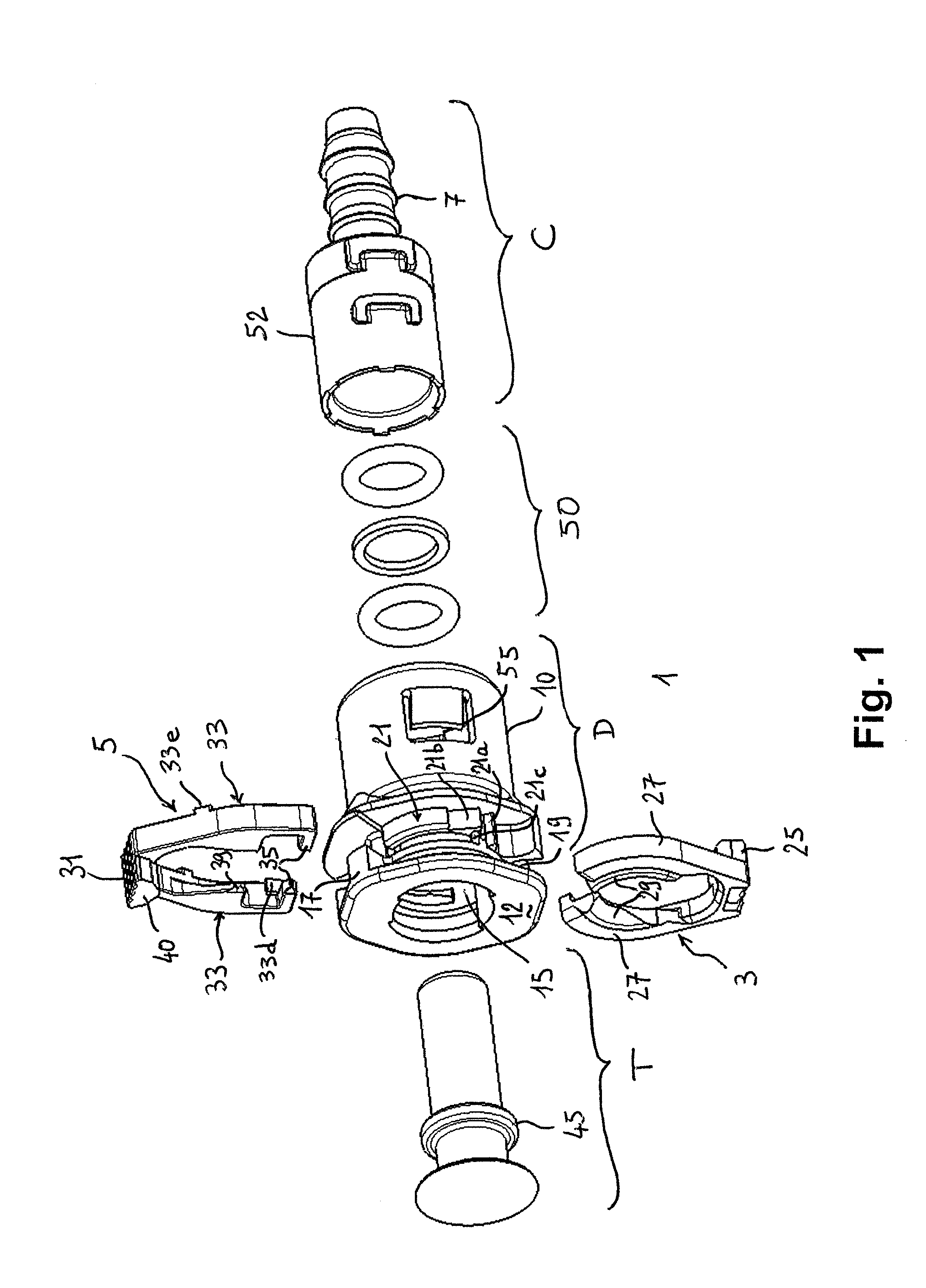 Snap-on coupling for connecting a fluid pipe to a rigid end fitting with a connection indicator and method of inspecting this connection