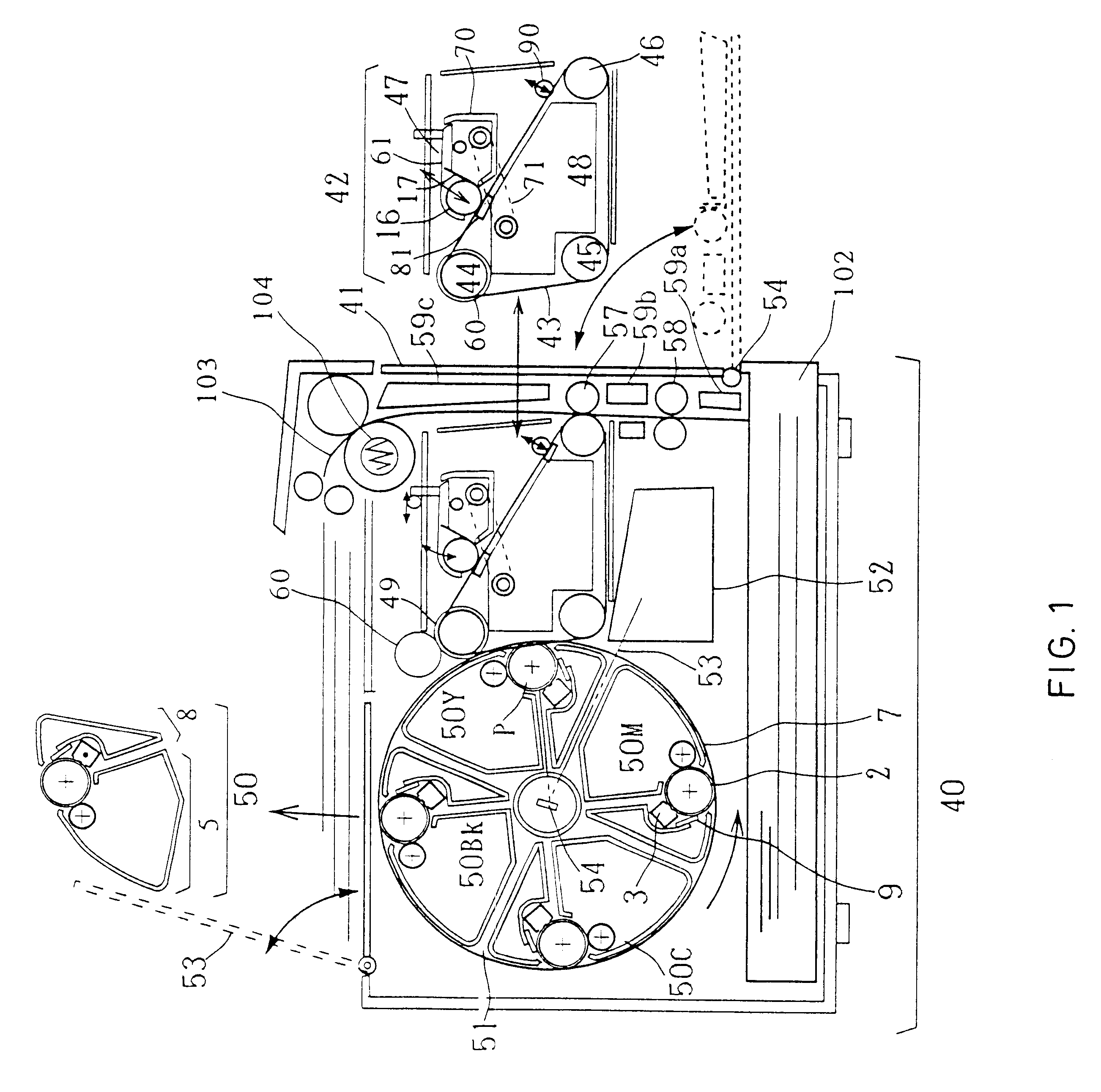 Image forming apparatus, transfer belt unit, cleaning device and cleaner unit used for image forming apparatus