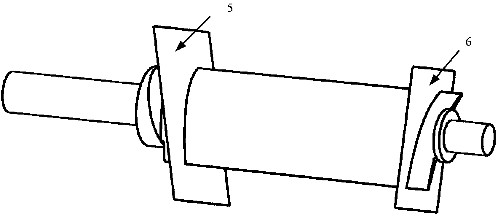 Precise milling processing method with variable inter-row allowance for thin walled blade of difficult-to-process material