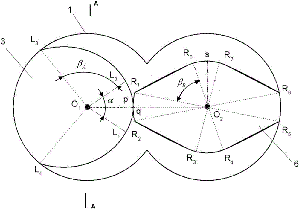 Self-cleaning co-rotating differentially rotating twin-screw extrusion device and method