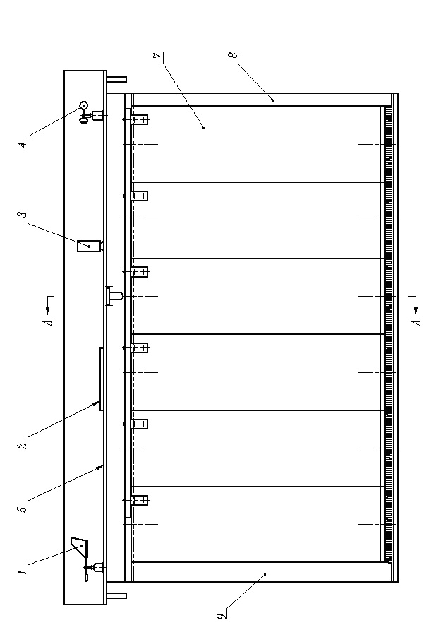 Blind window with longitudinal vanes