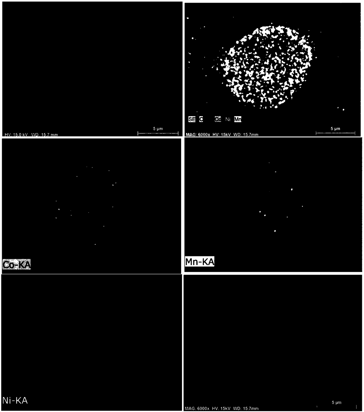 A phosphorus doped lithium-rich manganese-based cathode material for lithium ion battery and a preparation method thereof