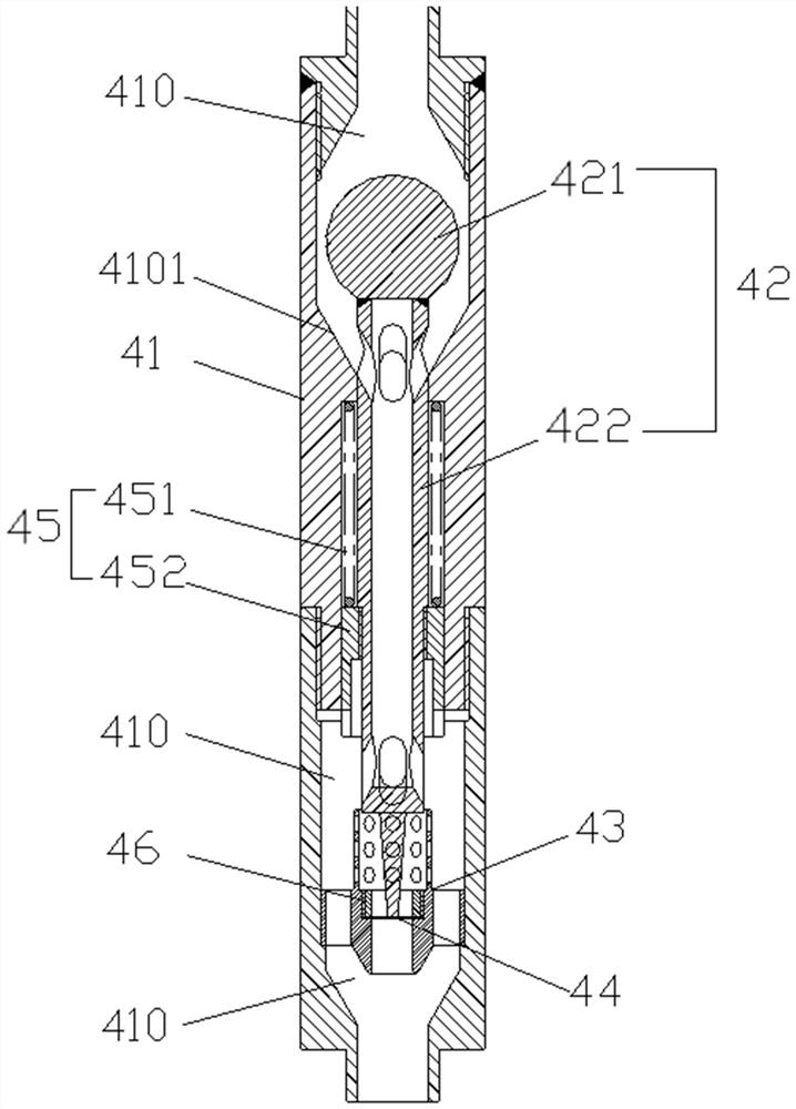 Control rod built-in water pressure driving loop and control rod driving device