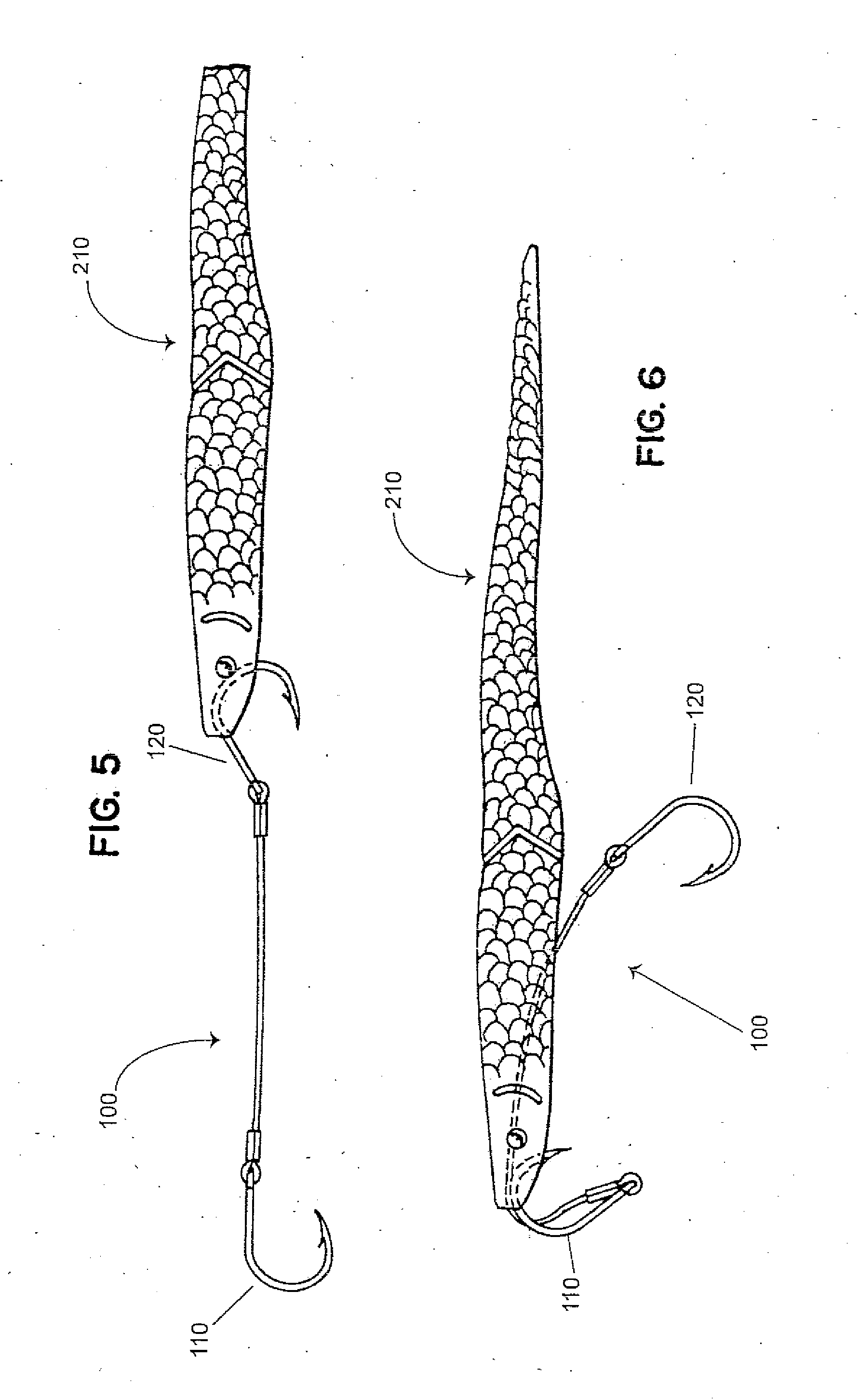 Fishing lure and hook assembly and method of rigging same