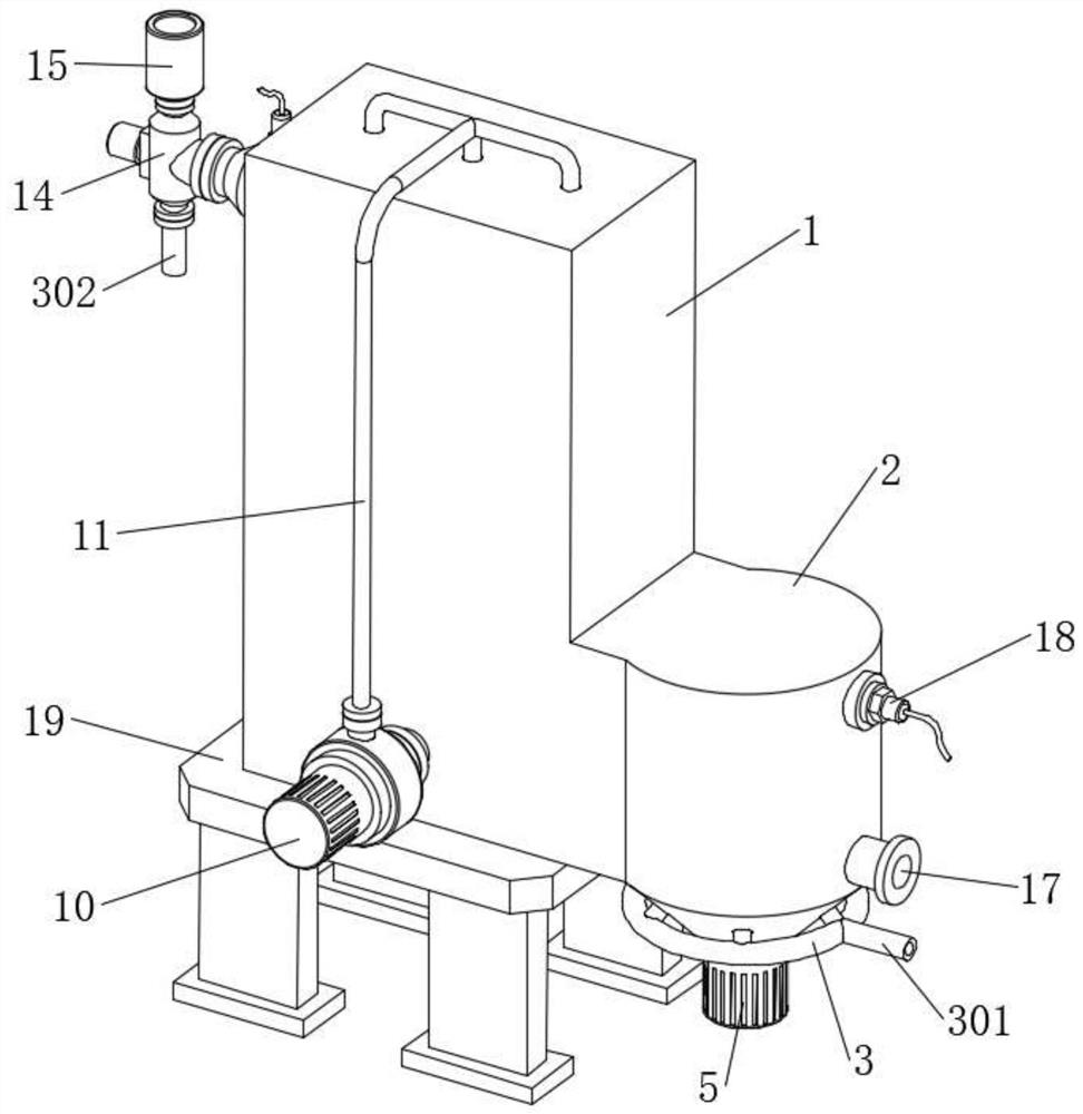 Metal smelting tail gas recovery treatment system and treatment method thereof