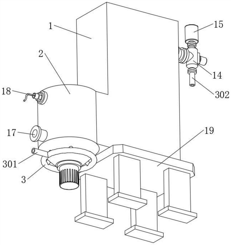 Metal smelting tail gas recovery treatment system and treatment method thereof