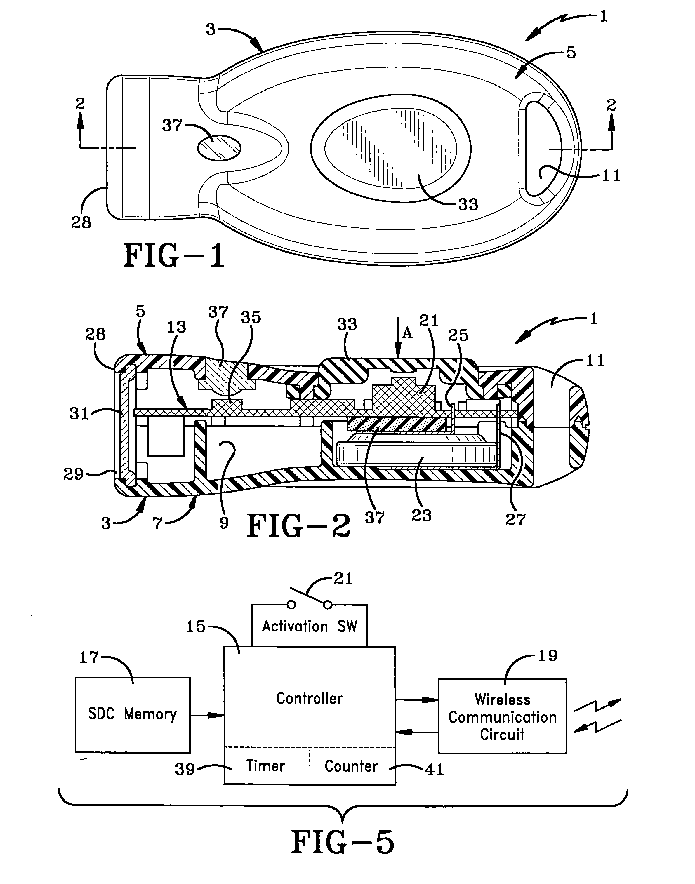 Programmable key for a security system for protecting merchandise