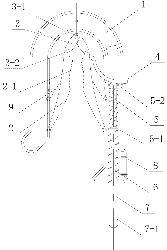 Method for disassembling and assembling grounding wire through self-lockable grounding wire clamp