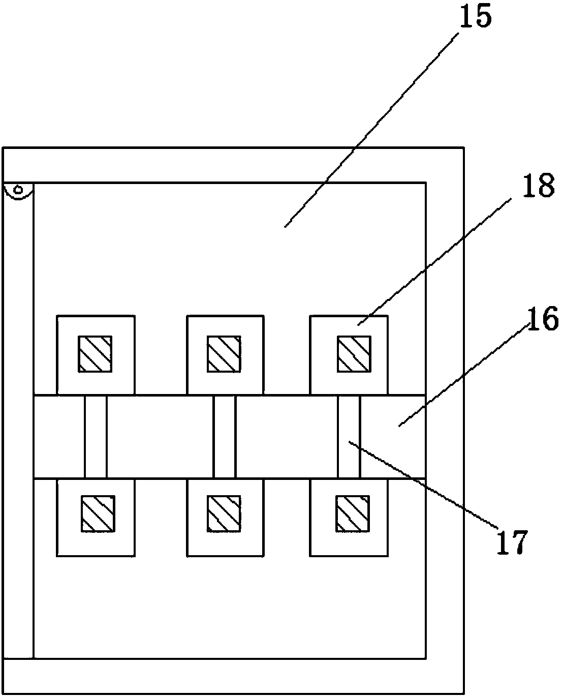 Noiseless computer heat dissipation device special for computers