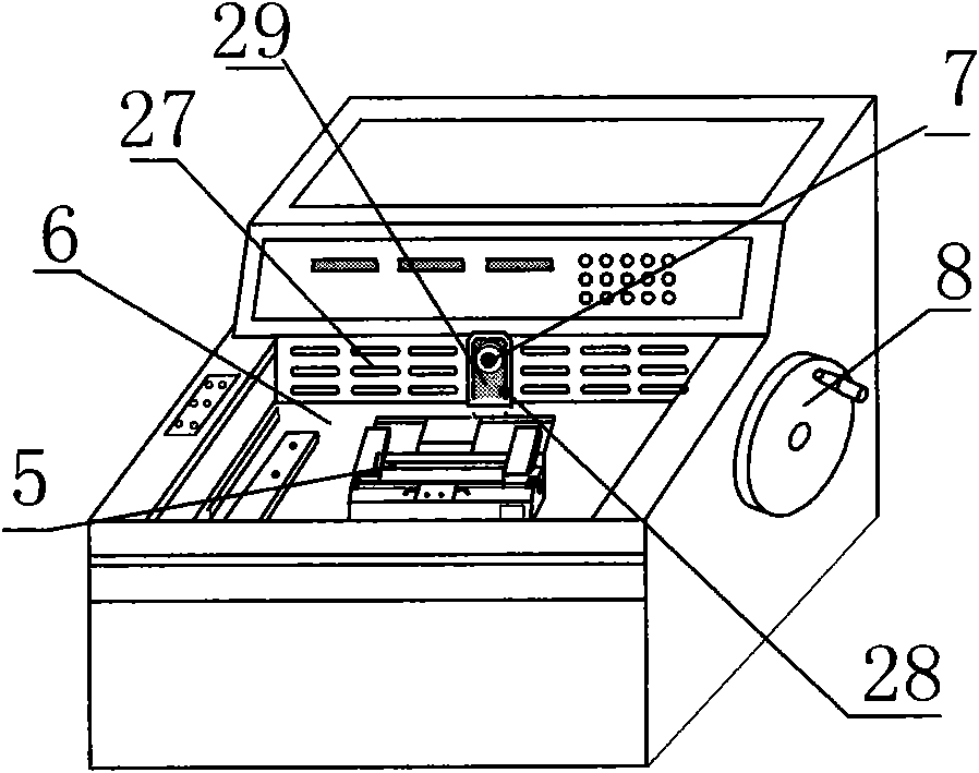 Desk-type totally-closed semi-automatic constant-temperature rapid environment-protecting energy-saving freezing microtome