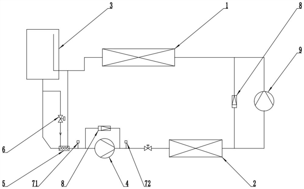 Anti-cavitation refrigerating system