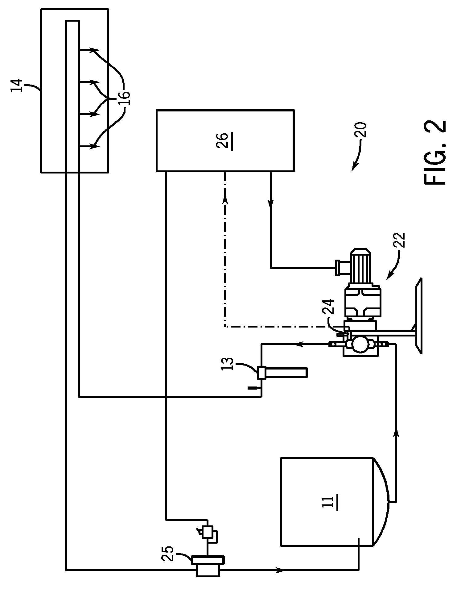 Paint circulating system and method