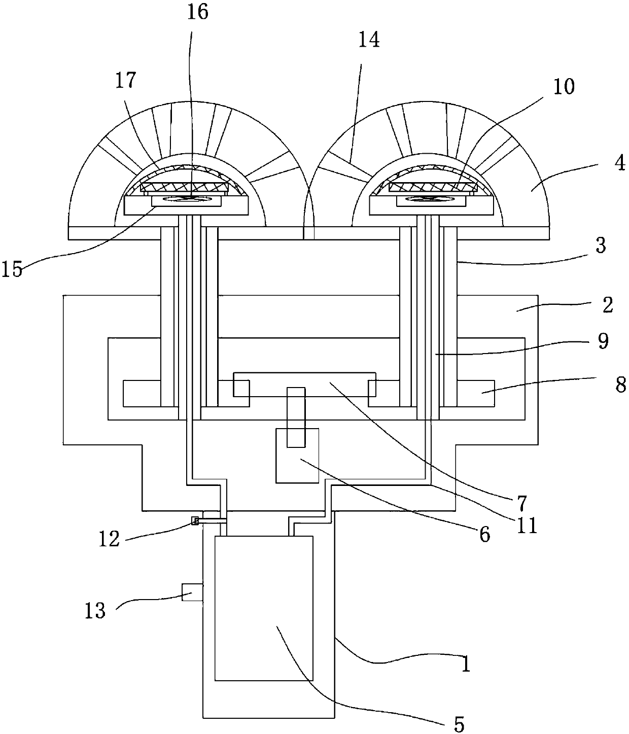 Hand-held massager with heating structure for treating knee pain