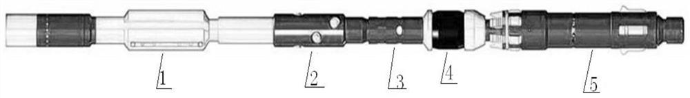 Tube-outside packing and coiled tubing combined fracturing method