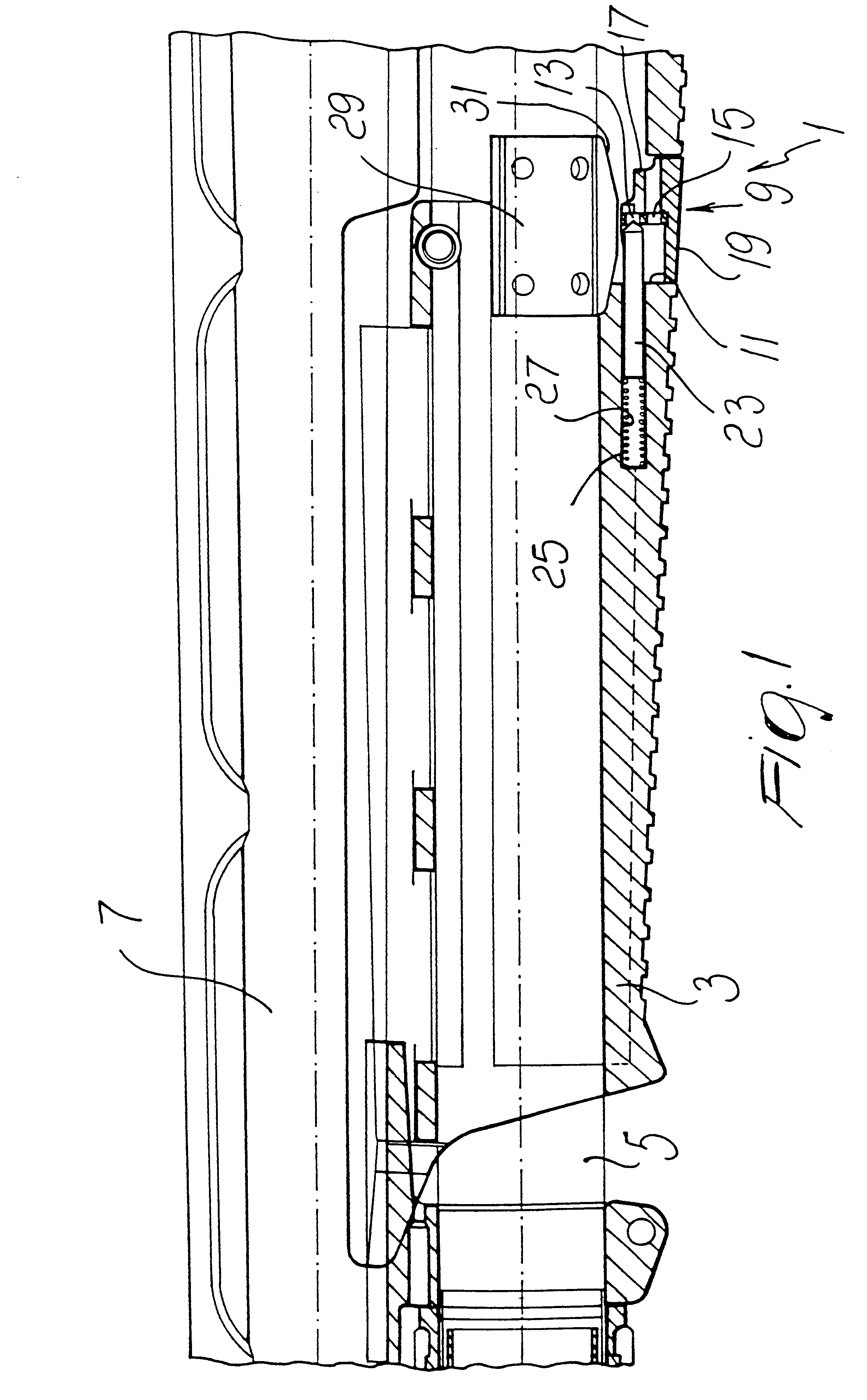 Device for controlling the feeder system of pump-action shotguns