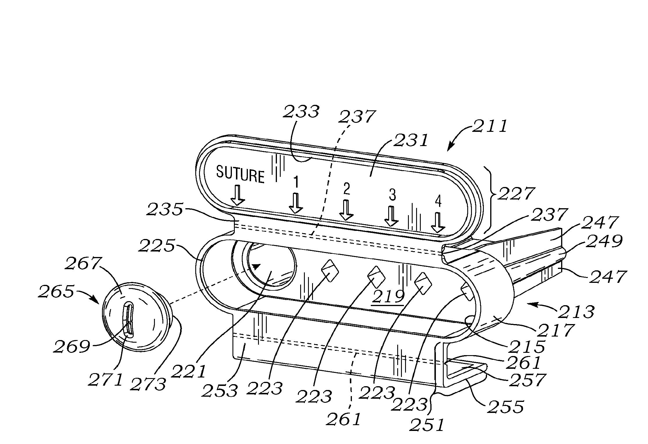 Hypodermic needle holder