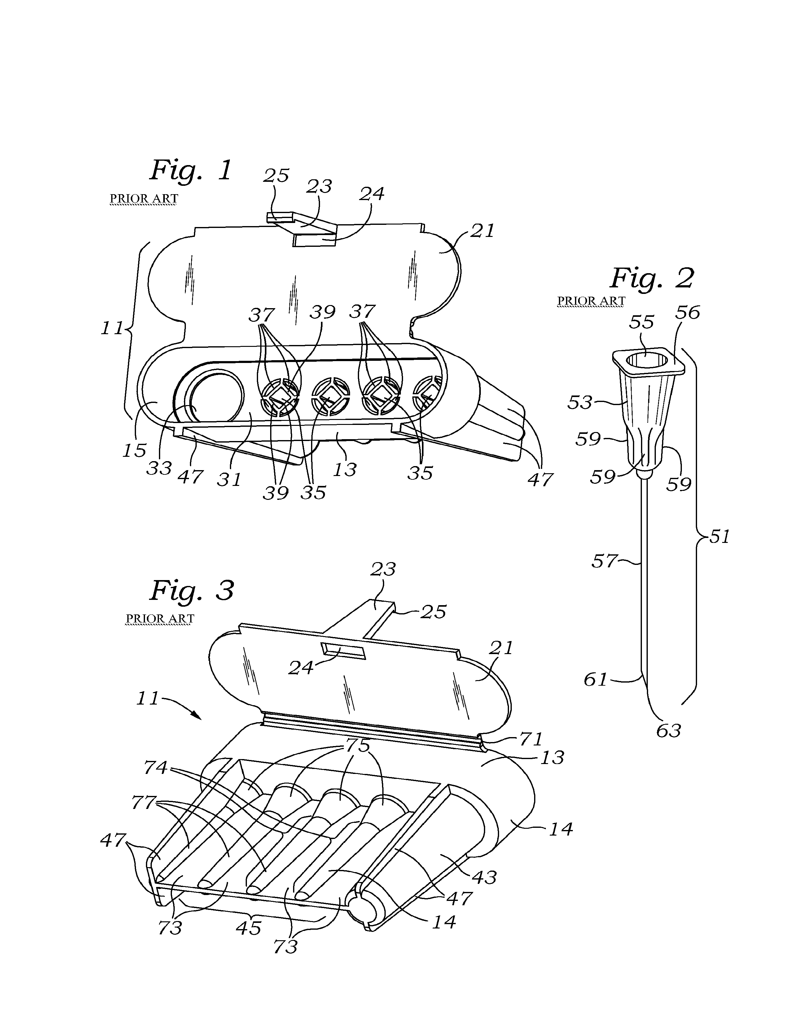 Hypodermic needle holder