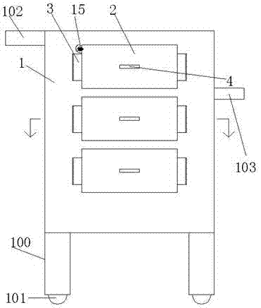 Medical trolley device