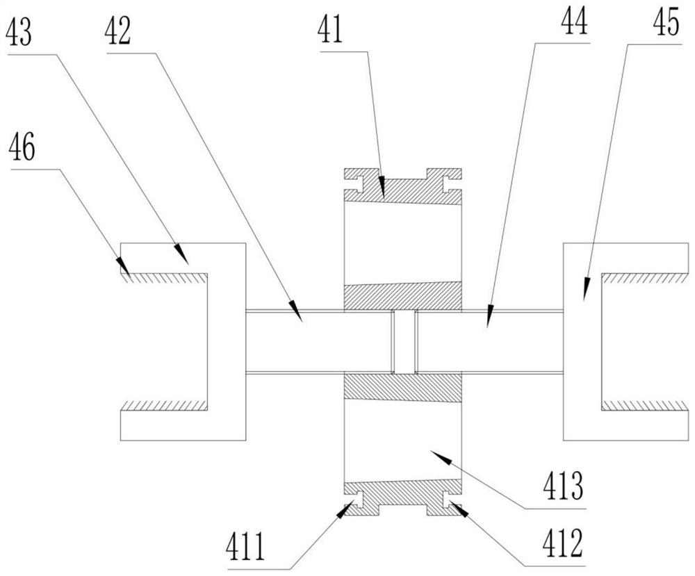 Assembly type concrete wall sleeve grouting construction high-position slurry discharging device