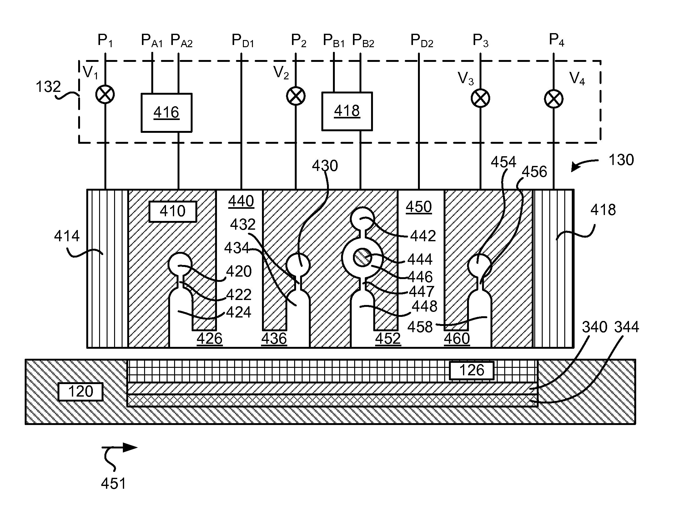 Linear atomic layer deposition apparatus