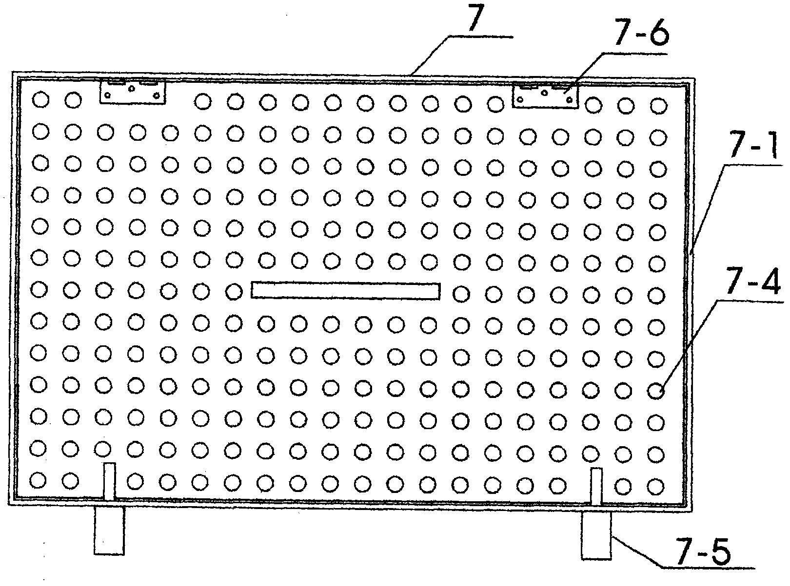 Heat setting device of pillow core