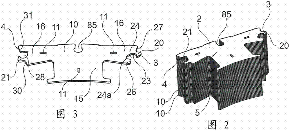 segmented magnetic circuit