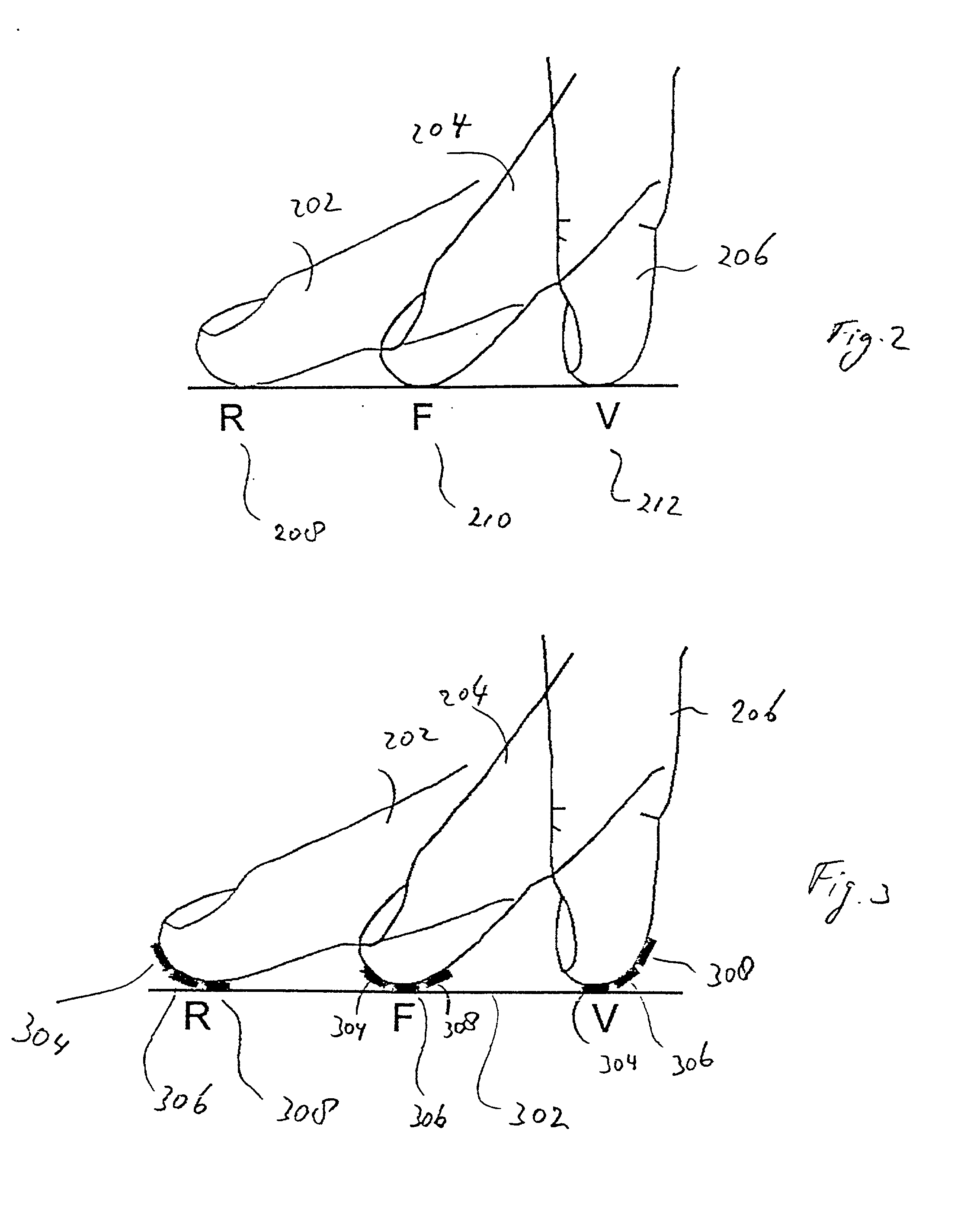 Multiple pressure sensors per finger of glove for virtual full typing