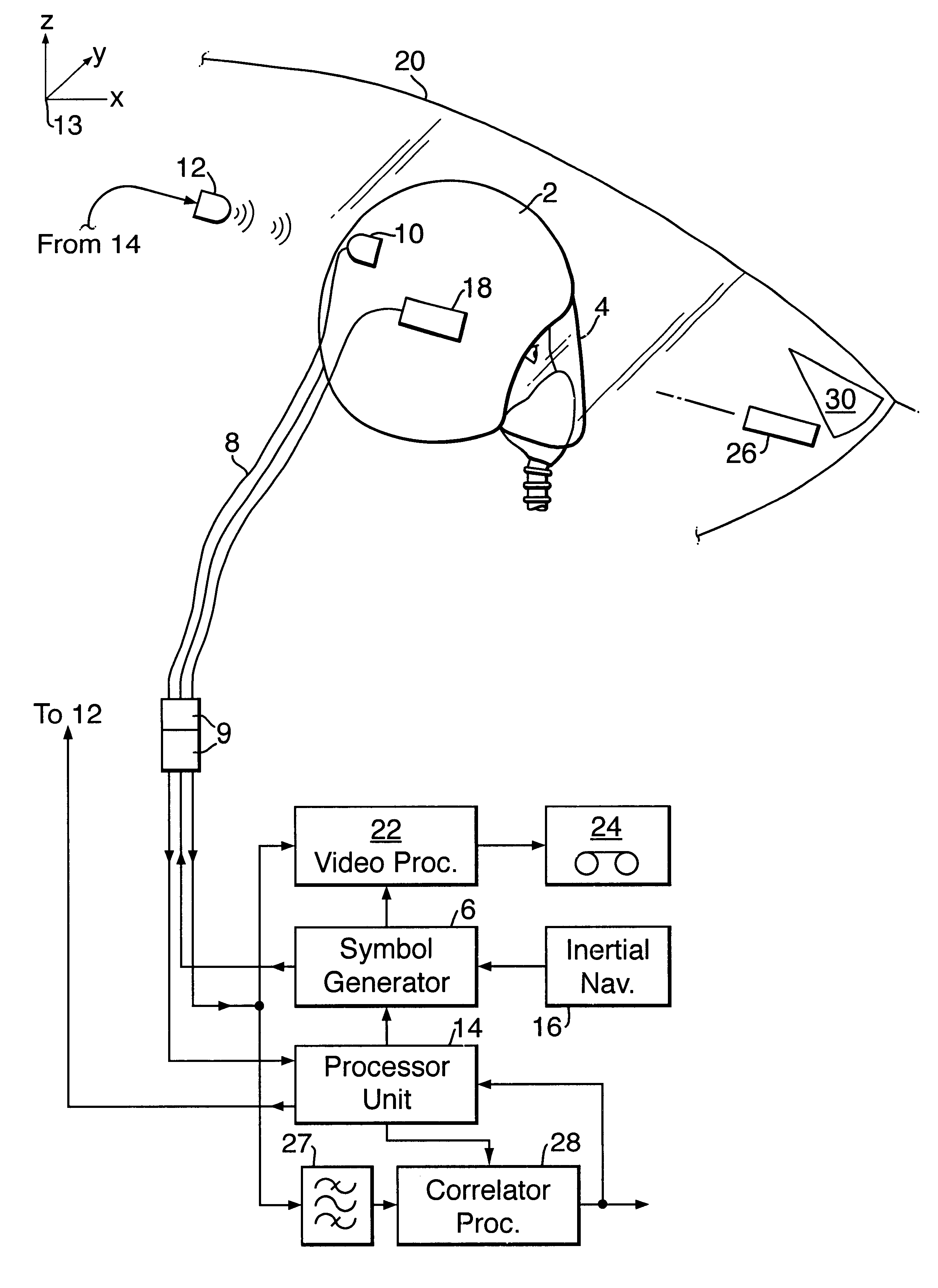 Head tracker system