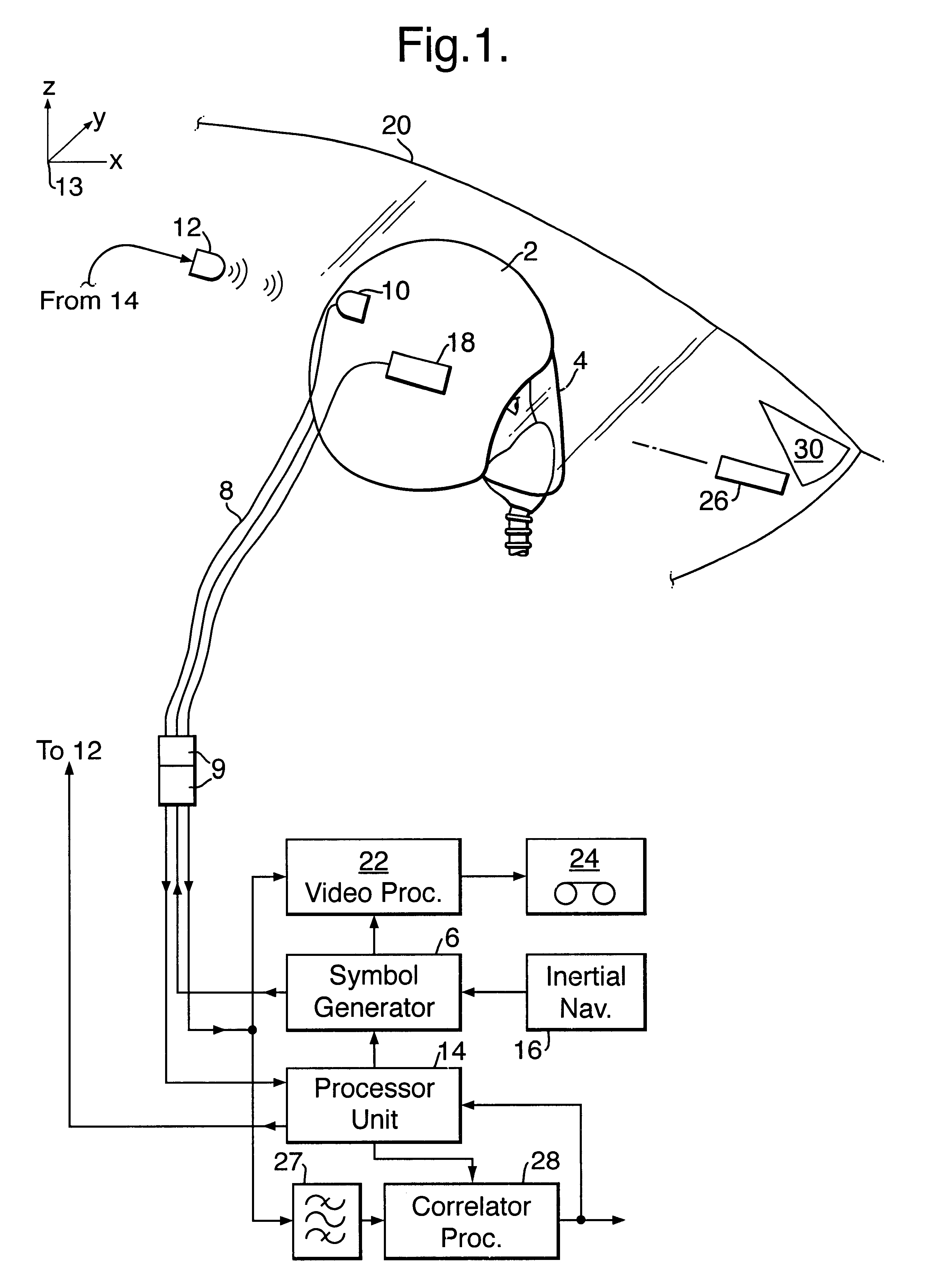 Head tracker system