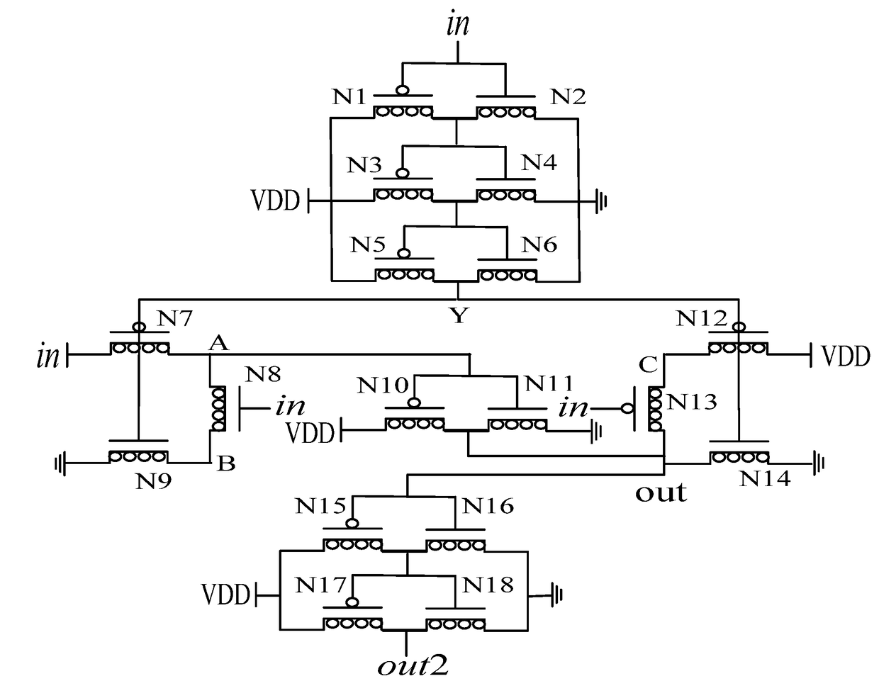 Carbon nanotube field effect transistor-based pulse generator